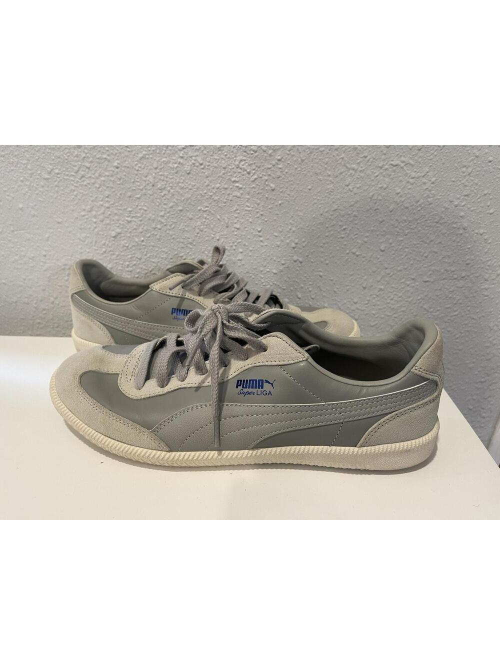 Puma Super Liga Low Top Sneakers Gray/Beige US 11